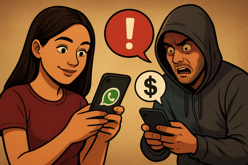 Moradora do Valparaíso dá o troco em golpista do WhatsApp e alerta os moradores, sobre o aumento de golpes em toda a cidade. 